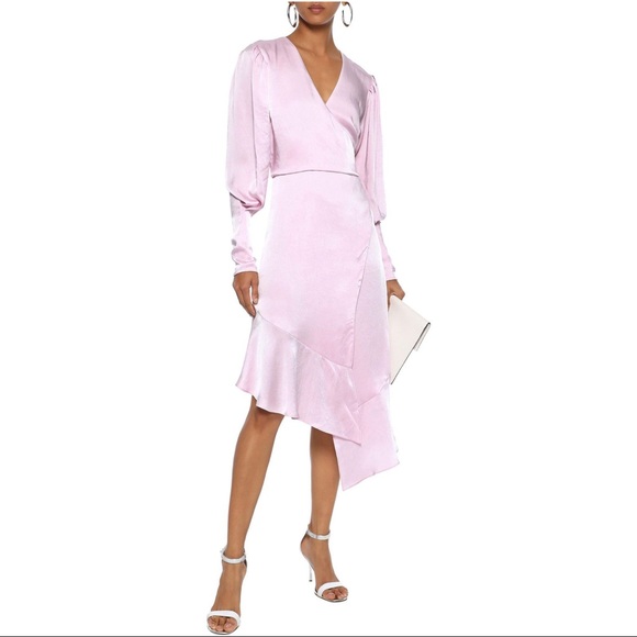 JOIE Kyrene Asymmetric Charmeuse Dress NWT - Picture 5 of 16